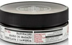 Massagebutter mit Schokolade und Lavendel
