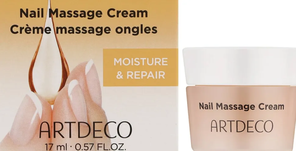 Massagecreme für Nägel und spröde, rissige und trockene Nagelhaut