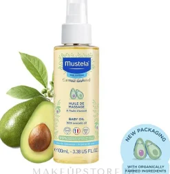 Massageöl für Babys mit Avocado-, Sonnenblumen- und Granatapfelkernöl