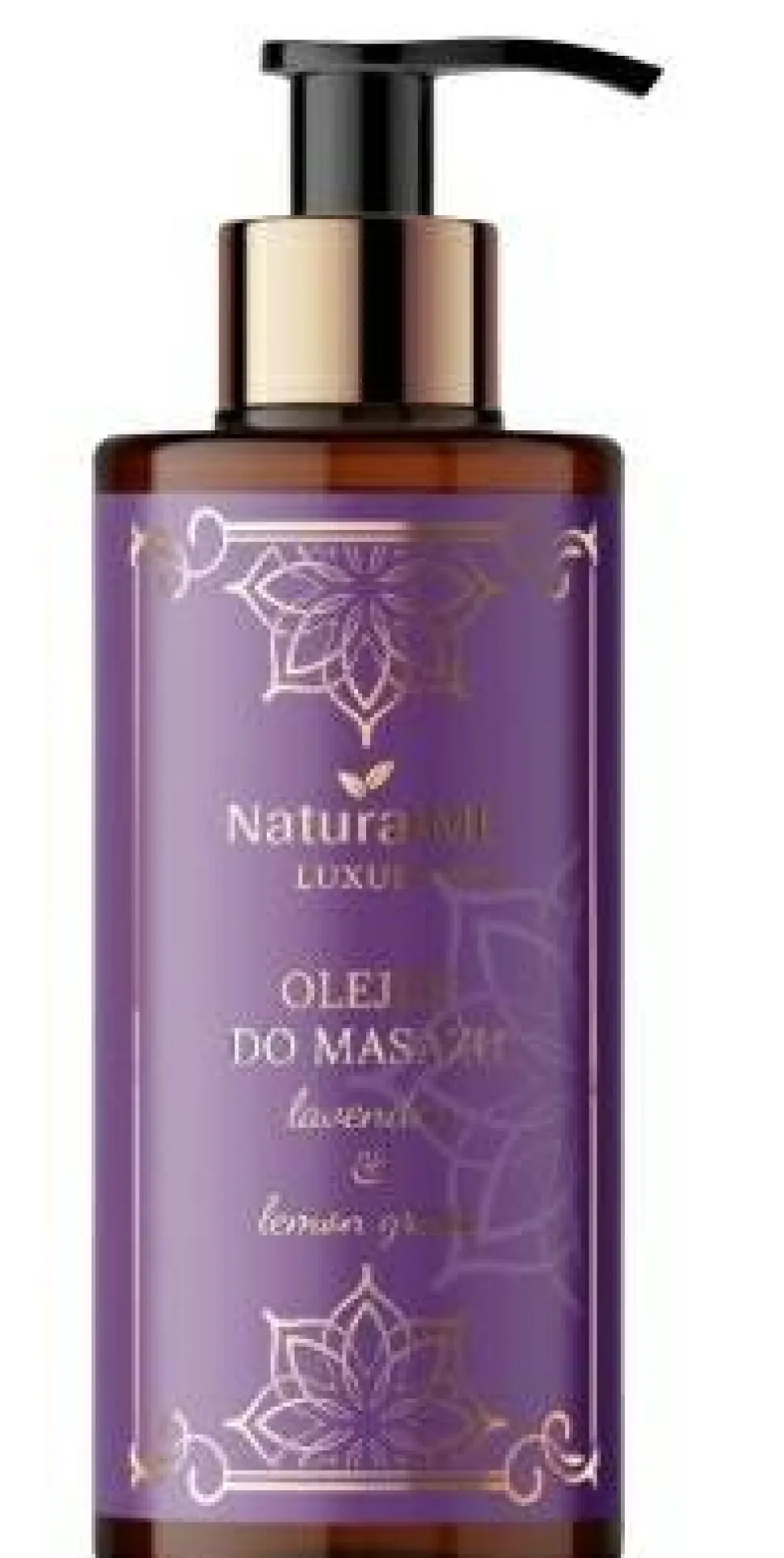 Massageöl für den Körper mit Lavendel und Zitronengras