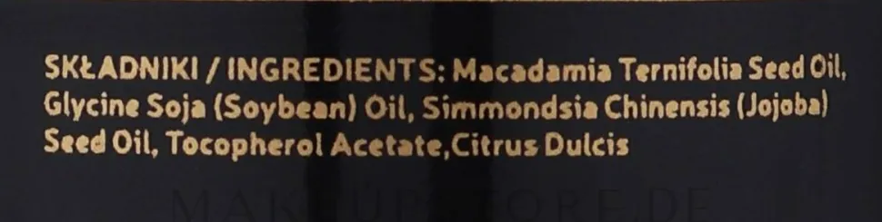 Massageöl für den Körper mit Orange