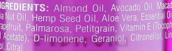 Massageöl Grapefruit, Palmarosa und Petitgrain