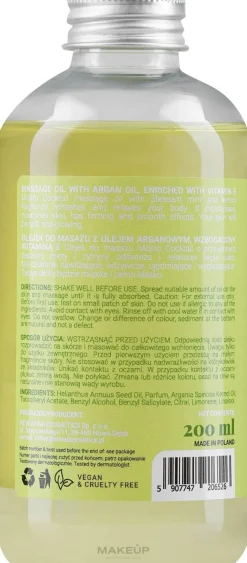 Massageöl mit Arganöl und Vitamin E