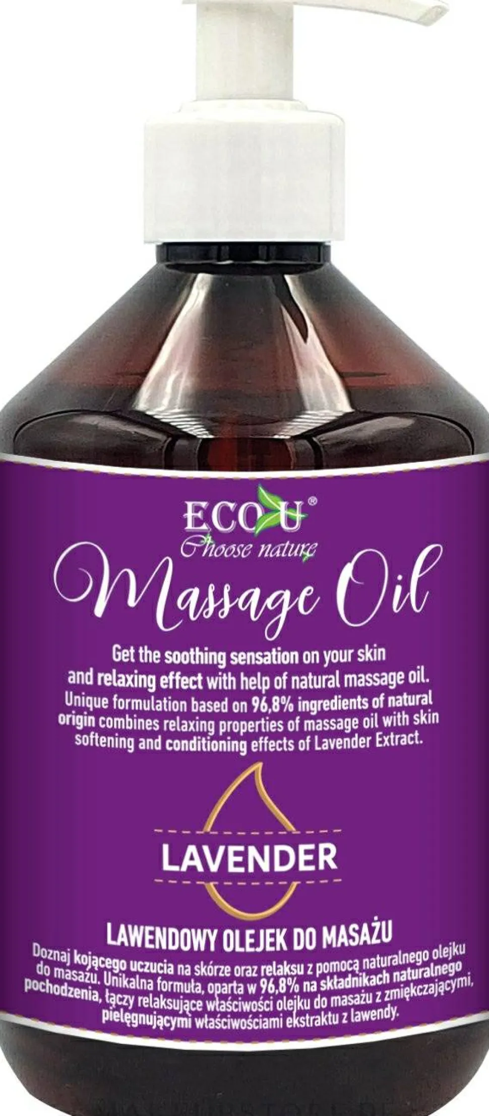 Massageöl mit Lavendelextrakt