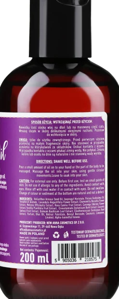 Massageöl mit Lavendelextrakt