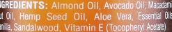 Massageöl Vanille und Sandelholz