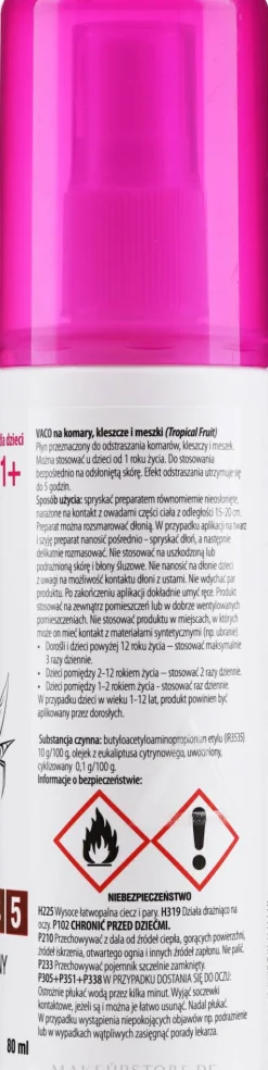 Mücken-, Zecken- und Fliegenspray für Kinder