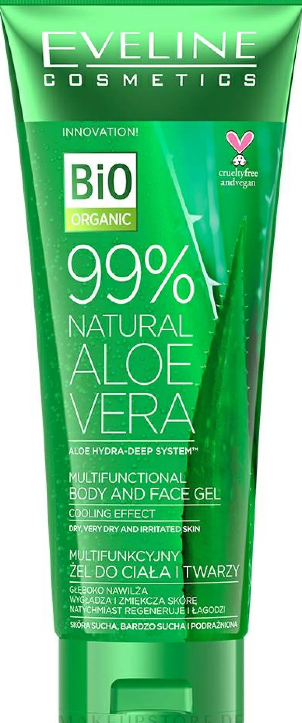 Mehrzweck-Waschgel für Gesicht und Körper mit Aloe Vera