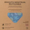 Menstruationsslip, blau, Größe XS