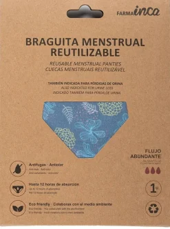 Menstruationsslip, blau, Größe XS