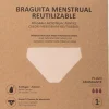 Menstruationsunterwäsche, hautfarben, Größe L