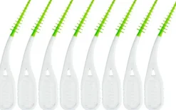 Metallfreie Interdentalbürsten, Größe M/L, 1,5/3,8 mm, grün