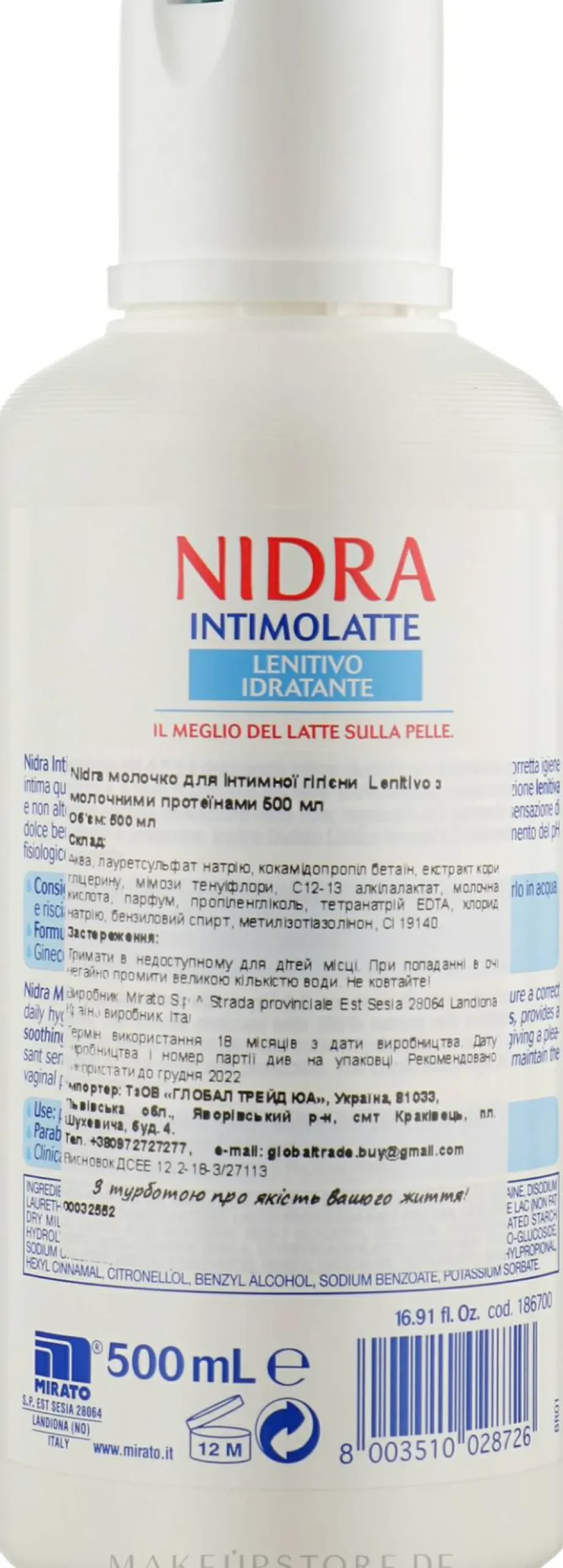 Milch für die Intimpflege mit Milchproteinen