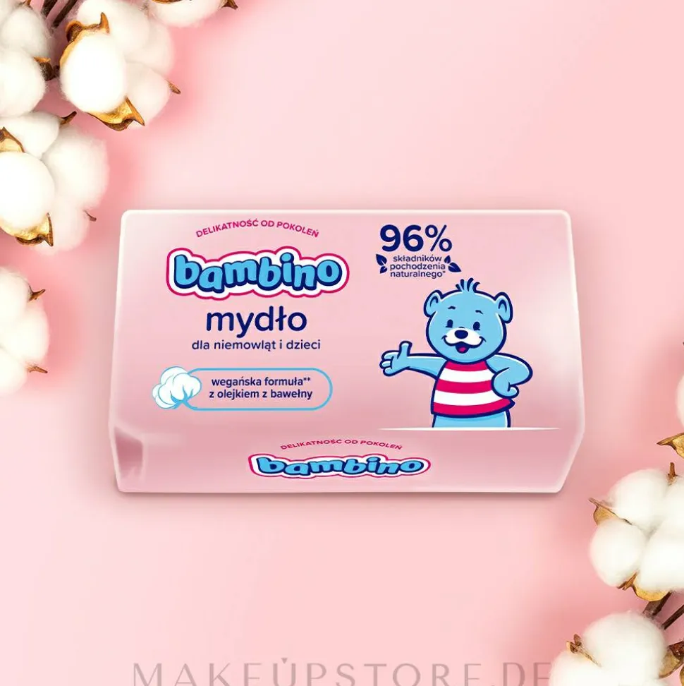 Milde Seife mit Lanolin für Babys und Kinder