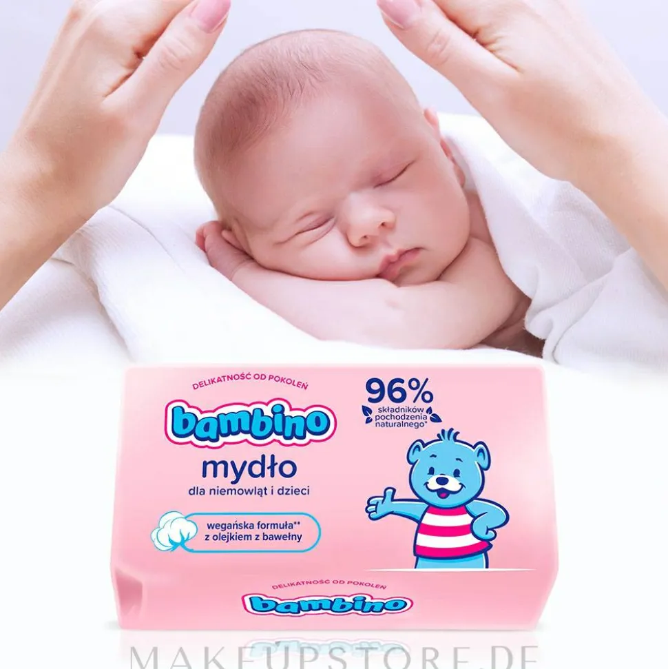 Milde Seife mit Lanolin für Babys und Kinder