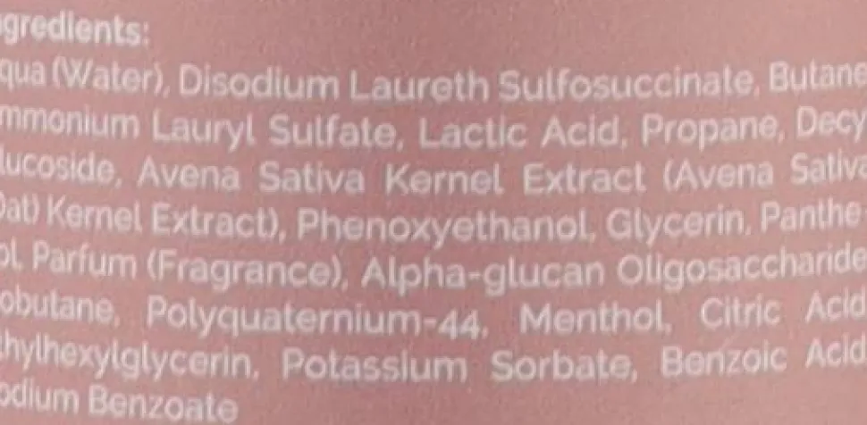 Mousse für Intimhygiene mit Präbiotikum