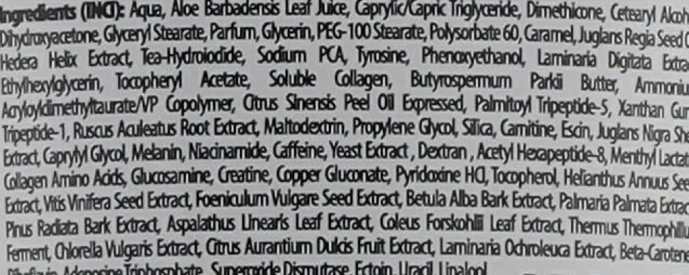 Multifunktionaler Bronzer mit Peptiden und 12-facher Bräunungsformel