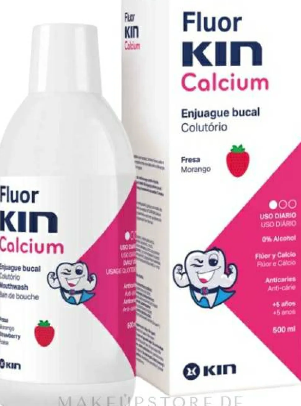 Mundwasser für Kinder mit Kalzium