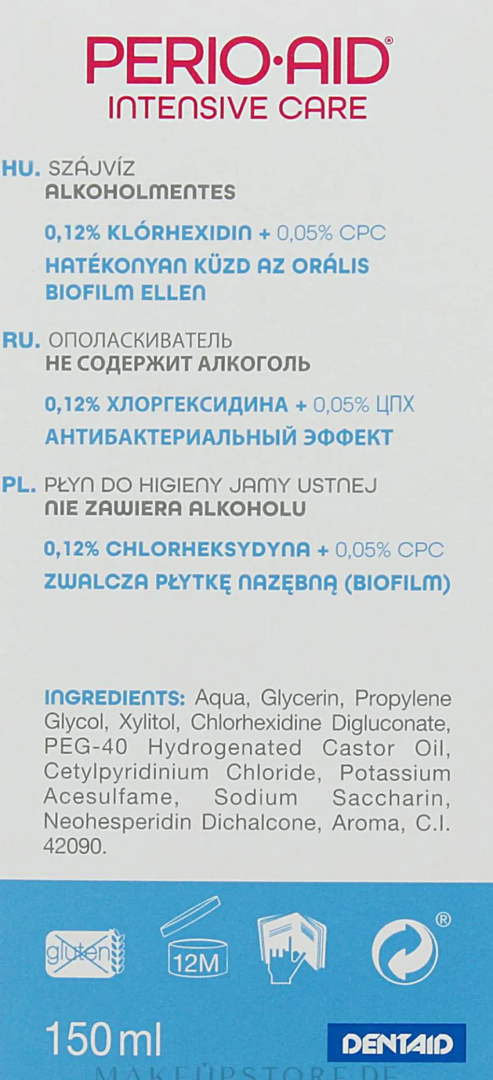 Mundwasser mit Chlorhexidin 0,12%