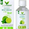 Mundwasser mit Limette und Minze