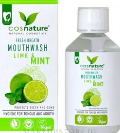 Mundwasser mit Limette und Minze