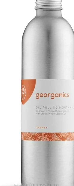 Mundwasser mit Orange und Kokosnussöl