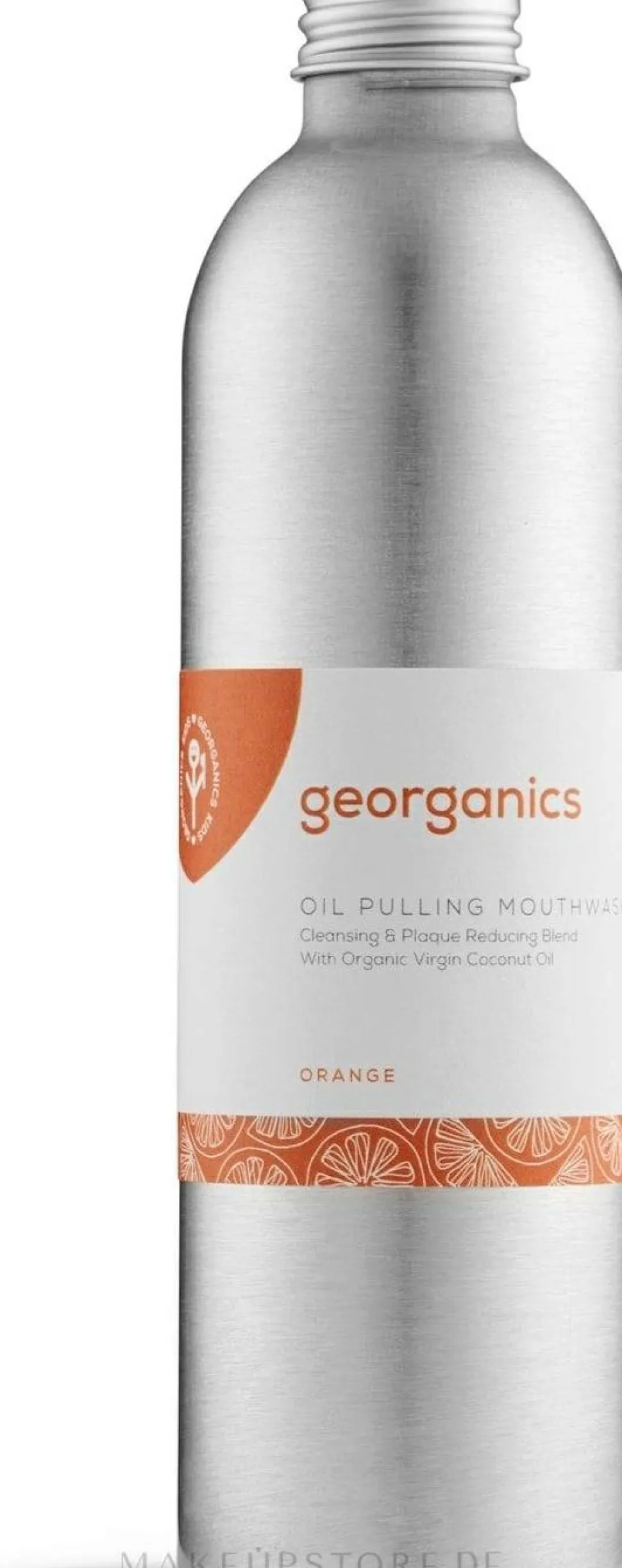 Mundwasser mit Orange und Kokosnussöl