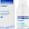 Mundwasser mit trockenem Mund