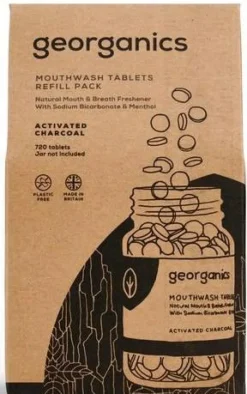 Mundwassertabletten mit Aktivkohle