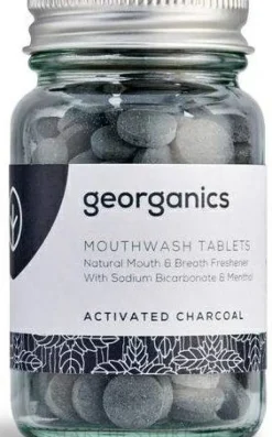 Mundwassertabletten mit Aktivkohle