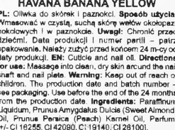 Nagel- und Nagelhautöl mit Bananenduft