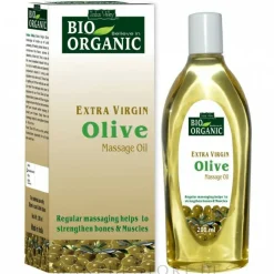 Natives Olivenöl zur Massage