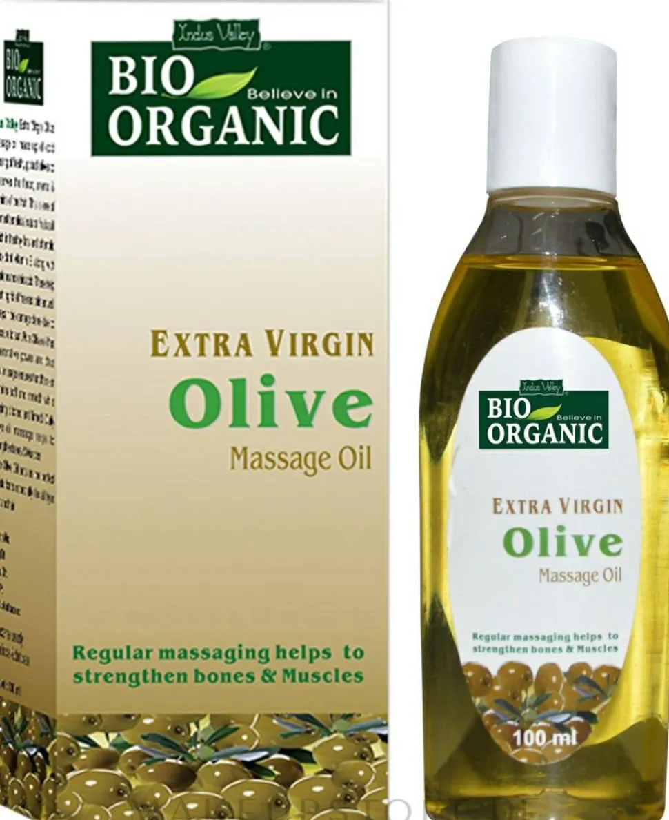 Natives Olivenöl zur Massage