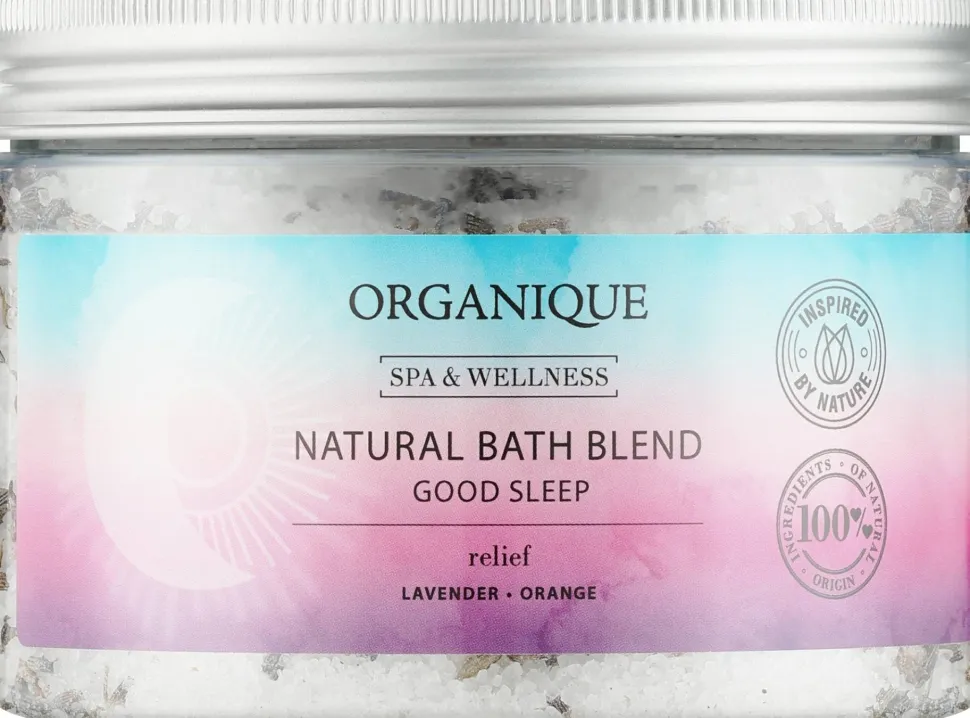 Natürliche Bademischung Orange-Lavendel