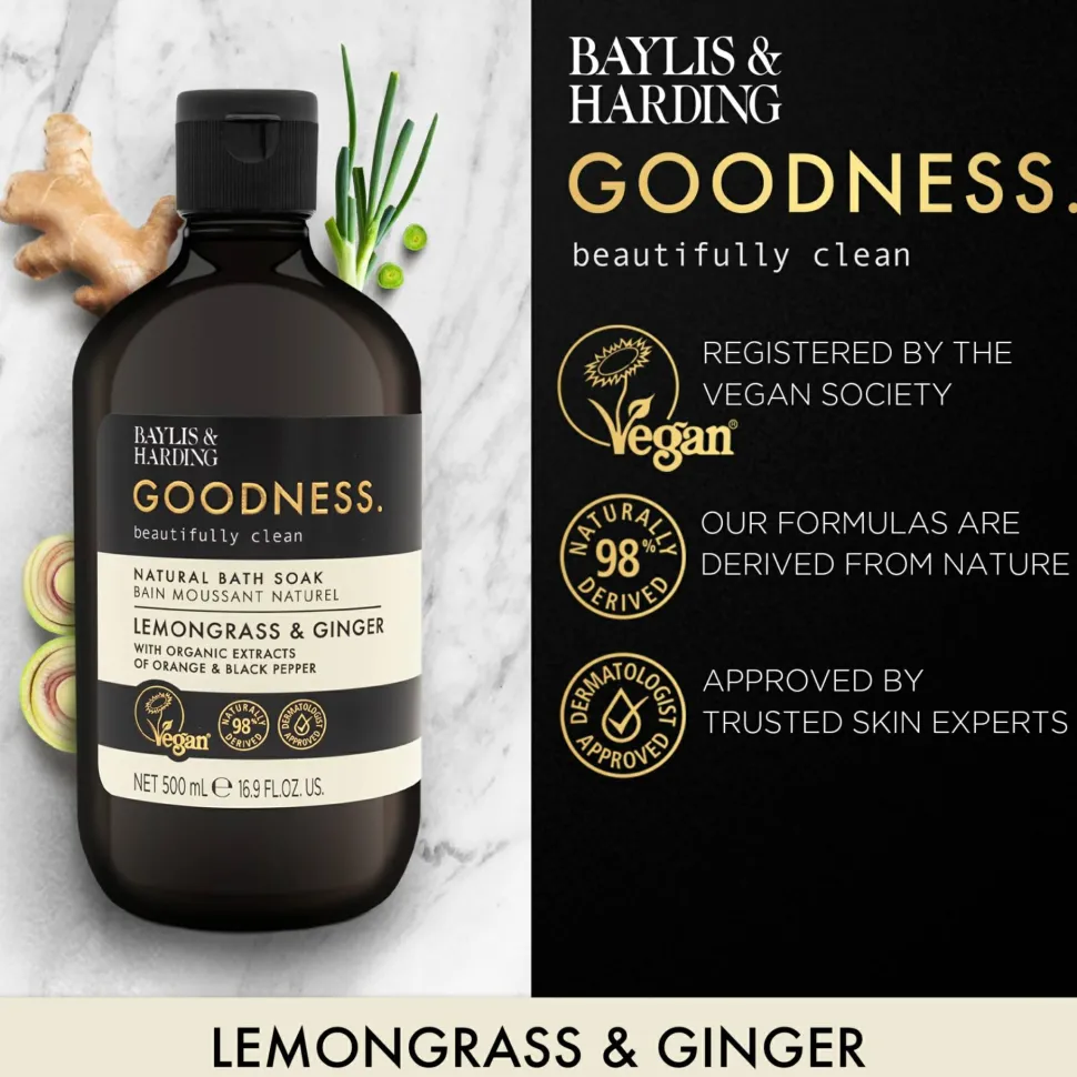 Natürlicher Badeschaum Lemongrass & Ginger