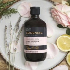 Natürlicher Badeschaum Rose & Geranium