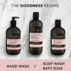Natürlicher Badeschaum Rose & Geranium