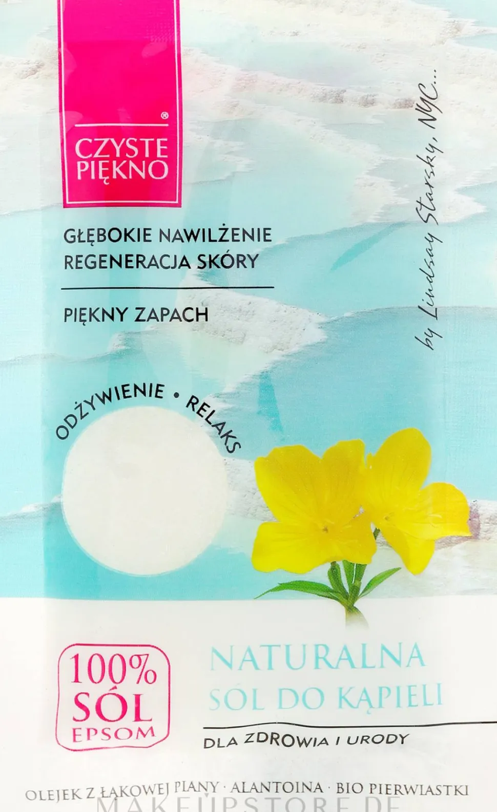 Natürliches Badesalz mit Blütenöl