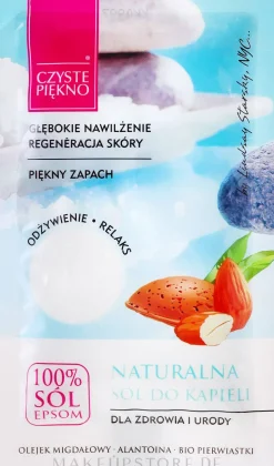 Natürliches Badesalz mit Mandelöl