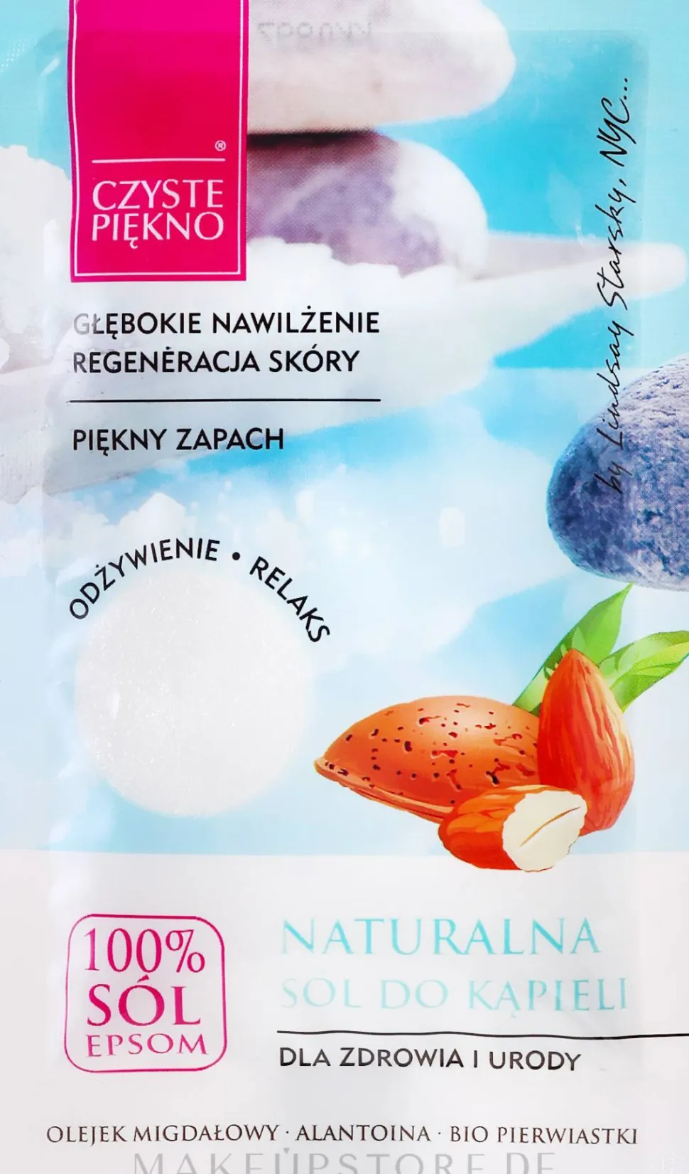 Natürliches Badesalz mit Mandelöl