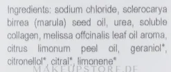 Natürliches Fußsalz mit Zitronenmelisse