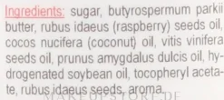 Natürliches Körperpeeling mit Sheabutter und Himbeeröl