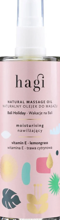 Natürliches Massageöl mit Zitronengras und Vitamin E