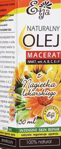 Natürliches Mazeratöl mit Ringelblume