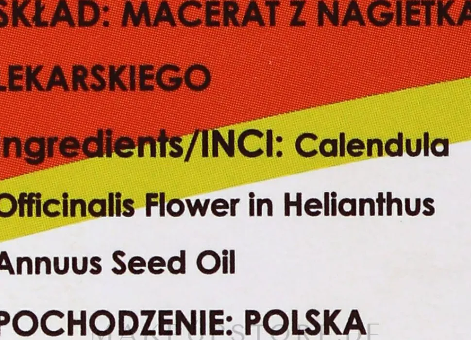 Natürliches Mazeratöl mit Ringelblume