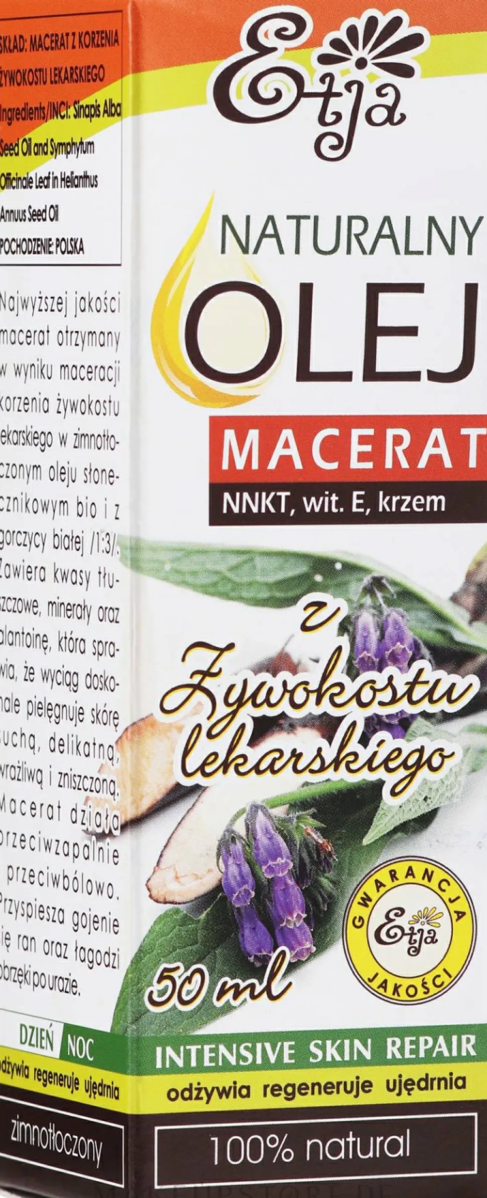 Natürliches Mazeratöl mit Vitamin E