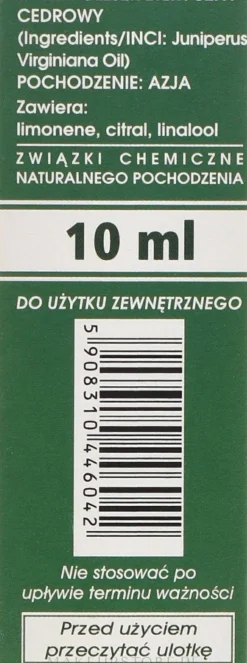 100% Natürliches ätherisches Zedernöl