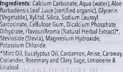 Natürliche Zahnpasta mit Aloe Vera