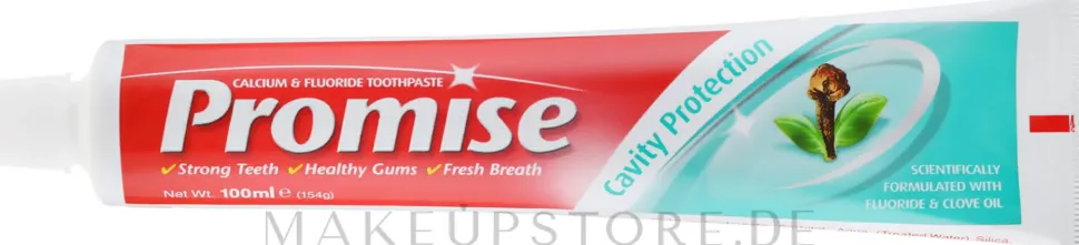 Natürliche Zahnpasta Promise Cavity Protection