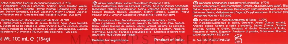 Natürliche Zahnpasta Promise Cavity Protection